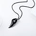 PROSTEEL Colgante de Hombre, Collar con Colgante de Acero Inoxidable Diente de...