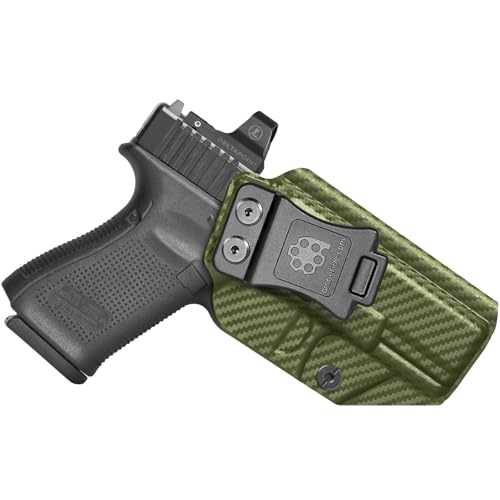 Amberide Made in USA Exact-Fit Kydex IWB Holster for Glock 19
