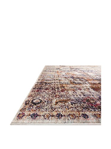 Loloi Anastasia Area Rug, 2'-7" X 10'-0", Slate/Multicolor #TOP2
