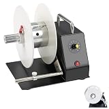Avvolgitore portatile da tavolo silenzioso,velocità regolabile da 1 a 11 marce,larghezza del rotolo di etichette 20-110 mm/diametro massimo del rotolo 180 mm,velocità di riavvolgimento 1-8 pollici/s