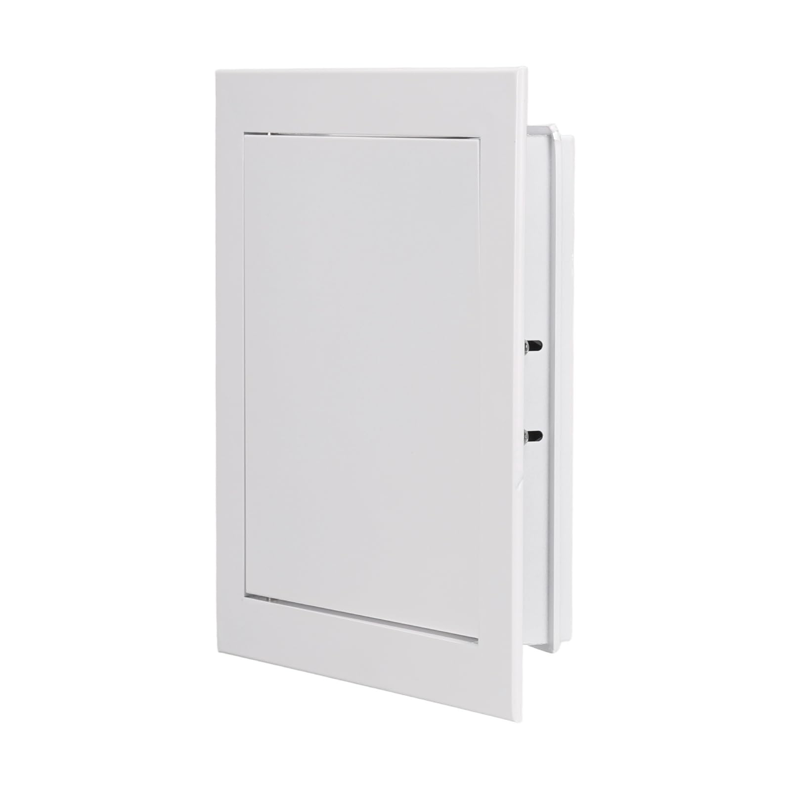 PATIKIL Drywall Access Panel 285mm x 285mm, Aluminum Frame Wall Hole Cover Plumbing Access Doors with Click Open/Close Mechanism for Wall Ceiling, White