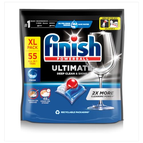 Finish Ultimate All in One Regular Dishwasher Tablets 55pk
