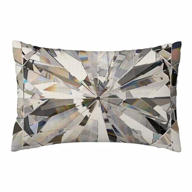 White Marble Pillow Case Abstract Artificial Stone Creative Fashion Marbling Gold Veins Soft & Breathable Pillow Cover with Envelope Closure Pillowcase Standard Size 20 X 26