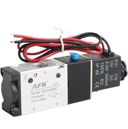 Électrovanne pneumatique gaz 3V210-08 AC220V normalement fermée