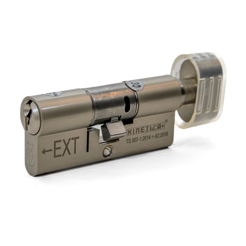 UAP Kinetica+ K4 3* Kitemarked Key & Turn Euro Cylinder Door Lock, Unparalleled Home Security & Safety System, with Bio Key - Image 2
