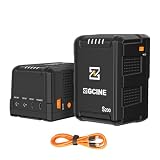 ZGCINE S200 V-Mount Battery 199Wh 14.8V with Dual DC/USB-C/D-TAP Ports for Video Camera Camcorder Br
