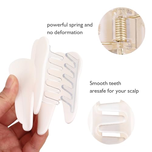 Personalised White Tooth Acetate Hair Claw Clip Oral Doctor Creative Hair Clip in Stomatology for Women Girls Gift