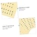 ERINGOGO Kalimba Scale Stickers 6pcs Piano Key Labels Removable Piano Key Labels Sticker Kalimba Keyboard