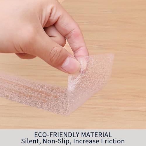 Image of Clear Anti Slip Tape for Stairs & Bathtubs, 2 inch x50FT Non-Skid Transparent Grip Tape - Soft PVC Safety Traction for Bare Feet, Pool Decks, Boats, Shower Floors