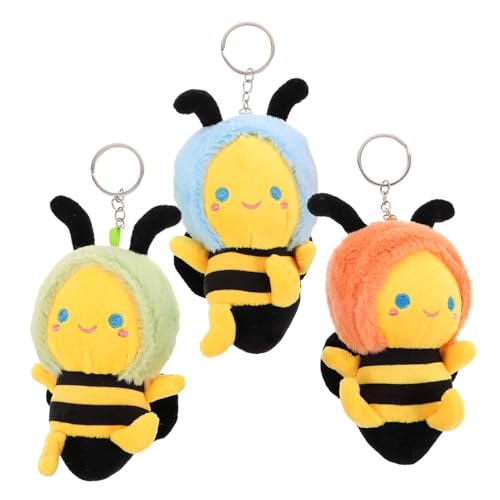 Peluches porte-clés animaux mignons pour décorer les sacs d'école