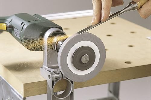 wolfcraft Spanndorn für Bohrung Ø 13 mm I 2117000 I Für optimalen Rundlauf von Schleif- und Polierscheiben ohne Schaft