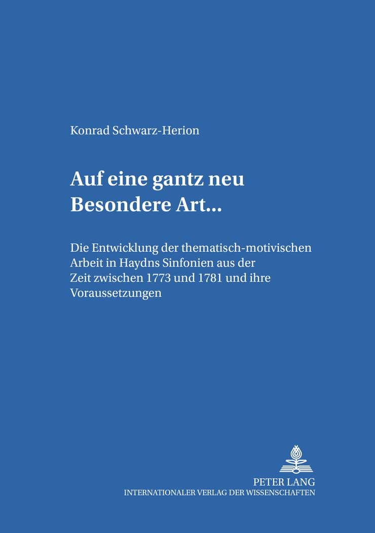 Haydn et l'évolution thématique livre d'étude pour cours de musicologie avancée