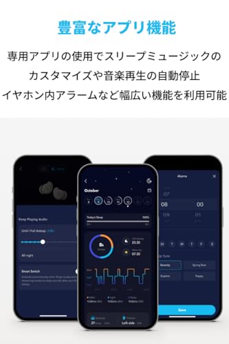 undefined Anker Soundcore Sleep A20 （ワイヤレスイヤホン Bluetooth 5.3）【睡眠用/完全ワイヤレスイヤホン / IPX4防水規格 / 最大55時間音楽再生 / 専用アプリ対応/睡眠時モニタリング/コンパクト/軽量設計/PSE技術基準適合】サンドベージュ の商品画像 5