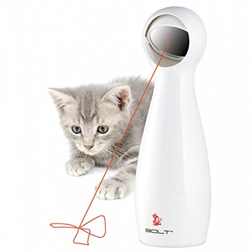 PetSafe Bolt Automatic Laser Light Cat Toy - Interactive Laser Toy - Encourages Exercise - Hands Free or Manual Play - Adjustable Mirror - Battery Operated - Safe for Cats by PetSafe - Image 2