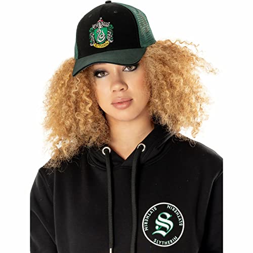 Bonnet trucker Harry Potter Serpentard noir taille unique pour fans de la saga