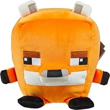 Mattel Minecraft Cuutopia Tamed Wolf Plush, 10-inch Soft Rounded Pillow Doll, Video Game-Inspired Collectible Toy