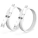 IPhone Ladekabel 2Pack 1M+1M USB auf Lightning Kabel MFi Zertifiziert für Apple Schnellladekabel,für IPhone 14/13/12/11/Pro/ProMax/Mini... Mini