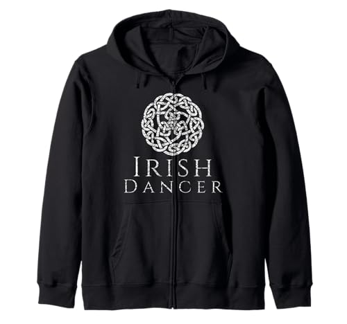 Bailarín irlandés nudo celta Feis Competencia Danza Regalo Sudadera con Capucha