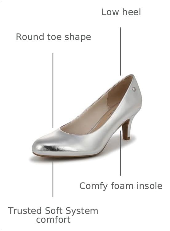 LifeStride Women's Parigi Pumps Pump Silver Metallic 6.5 M by LifeStride - Used condition - Image 3