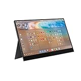 ZWB Monitor portátil con Pantalla táctil 4k Monitor de Viaje con Pantalla táctil de 15,6 Pulgadas para Consolas de Juegos de teléfonos móviles portátiles con USB Type-C/Mini HDMI