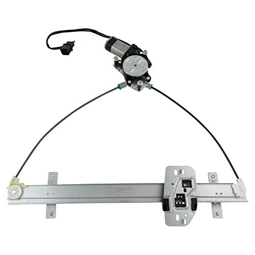 Image of TRQ Rear Right Power Window Regulator & Motor Assembly Passenger Side Compatible with 2006-2014 Honda Ridgeline
