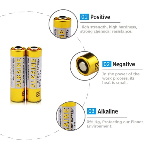 Jixik 5Pcs/Pack 27A Batteries 12V Alkaline Battery Ca22 Snn4176A Alk27A A27Bp K27A Vr27 R27A Batteries #TOP2