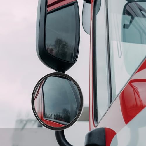 Espejo retrovisor de autobús de ABS resistente y vidrio con ángulo ajustable panorámico 6