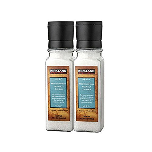 Kirkland Signature Mediterrananean Sea Salt, 13 Ounce (Pack of 2, Total 26 oz, Each 13 oz)
