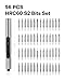 HOTO SNAPBLOQ™ S-A01 3.7V Electric Screwdriver Set with 56 Bits & 3 Torque Settings, Precision Mini Screwdriver, 250RPM, Brighter LED Light, Repair Tool Kit for Electronics, Phone, Laptop, DIY