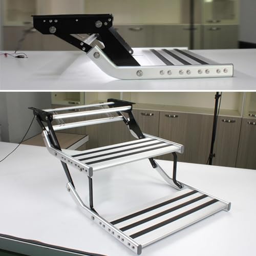 Taburete plegable HeavyDu con luz LED: apoyo antideslizante y portátil 5