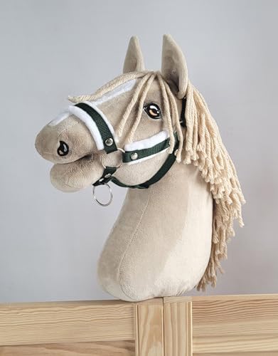 Hobby Horse A3 Verde con Palo Regulable para Saltos de Obstáculos