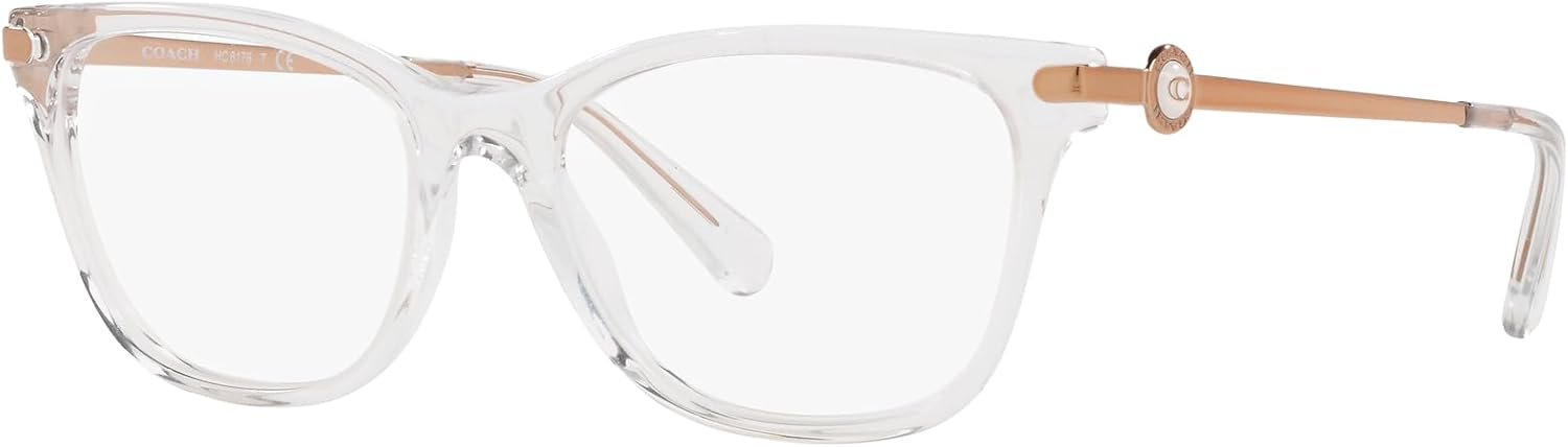 COACH womens Hc6176 Rectangular Prescription Eyewear Frames - Image 2