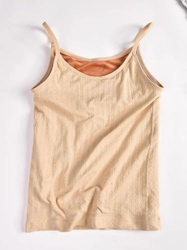 Image of Sizi Women Padded Camisole Workout Top| Tank Top with No Trace,Square Neck Seamless Vest,Elastic Removable Wide Shoulder Strap Camisole