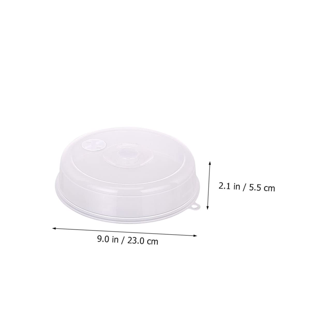 Cabilock 3sets Food Fresh Covers Microwave Splatter Covers with Vent Design Sealing Lids for Refrigerator Microwave 2pcs*3