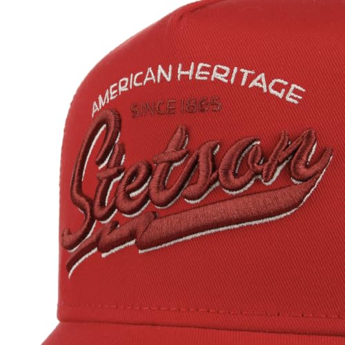 Image of Stetson American Heritage Trucker Cap Men Breathable Mesh Snapback Summer Winter