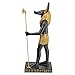 Design Toscano WU67877 Anubis Jackal God of the Egyptian Realm Figurine Statue, 8 Inch, Polyresin, Black and Gold