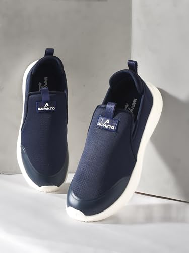 Image of Impakto Cozy Lazy Boy Slip-in Fit Walking Shoes | Lightweight & Breathable | Cushioned Insole for Comfort | Slip Resistant Outsole | Shoes for Casual & Travel