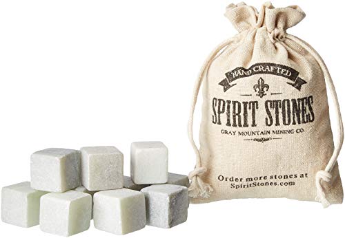 Whiskey Stones Pack of 10 Reusable Ice Cubes, Perfect For Whisky Scotch And