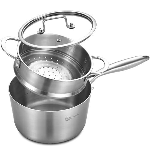 LOLYKITCH 3 Qt Steamer Saucepan