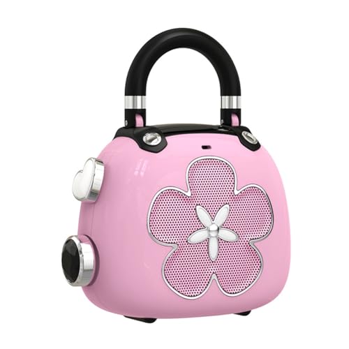 Haut-Parleur Mini Bluetooth 5.3 rose pour lecture de musique nomade sans fil