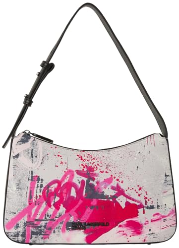 Sac épaule Karl Lagerfeld Jeans rose aux finitions artistiques de haute qualité