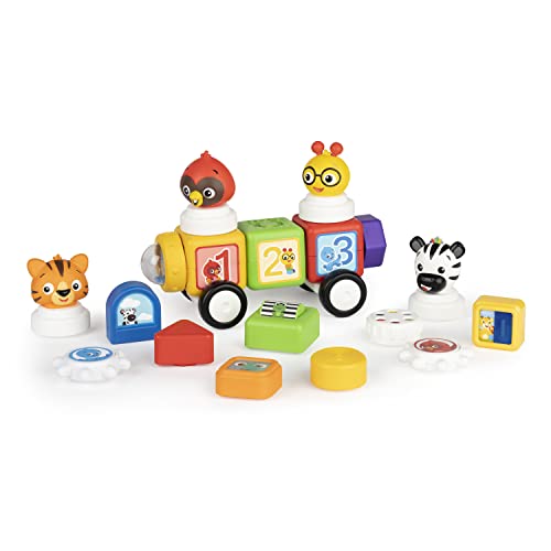 Image of Baby Einstein Connectables 20 Piece STEAM Magnetic Blocks Learning Toys Numbers Colors Animals for Baby 6 Months+ Toddler 1 2 3 4 5 Year Old