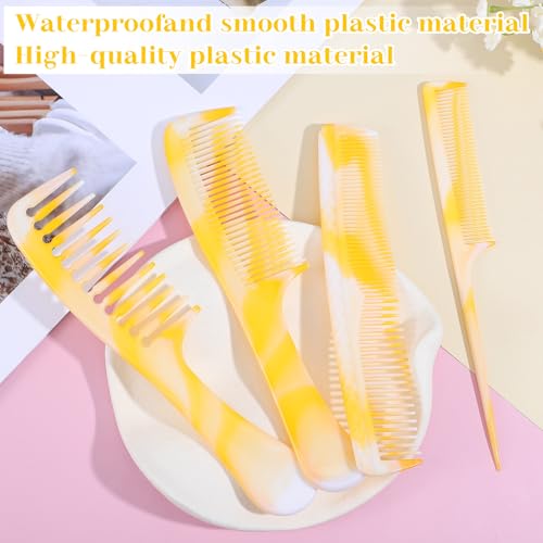 Set de 4 Peines Amarillos para Cabello miniatura 5
