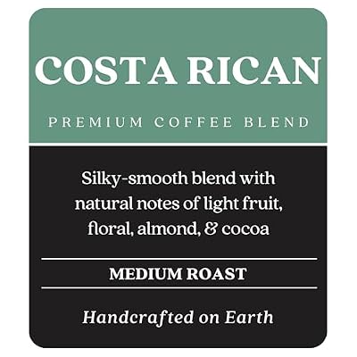 Copper Moon Ground Coffee Costa Rican Blend, 12 Ounce Bags (Pack of 3), 36 Ounces