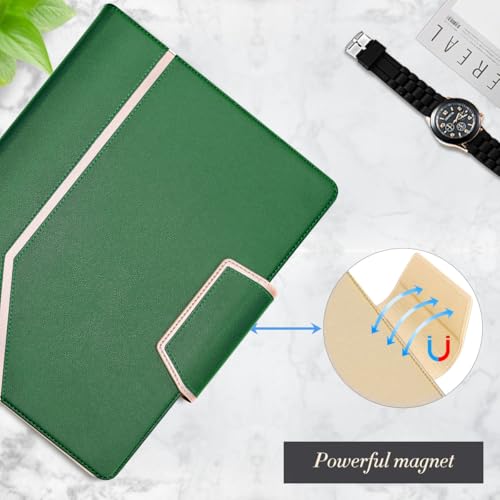 Toplive Capa para portfólio, pasta de conferência, pasta executiva de negócios, com capa para docume