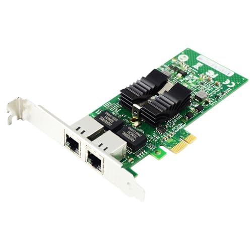 82576-T2 Adaptador Gigabit Ethernet PCI-E X1 RJ45 para servidor 82576 EB 1000M tarjeta de red igual a E1G42ET