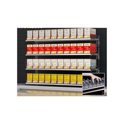 Pousse-chewing-gum automatique pour organiser le comptoir de supermarché
