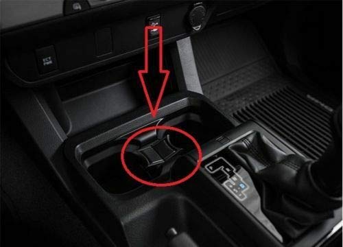 Divisor para portavasos consola central Toyota Tacoma 2016-2023 miniatura 7