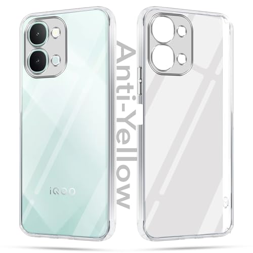 Image of Jkobi Shockproof Crystal-Clear Back Cover for Vivo iQOO Z11x 5G (Magsafe Wireless Support | Drop & Camera Protection | Hard Polycarbonate)