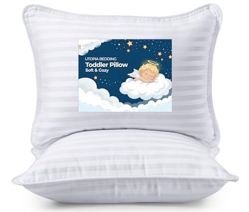Utopia Bedding Toddler Pillow 2-Pack